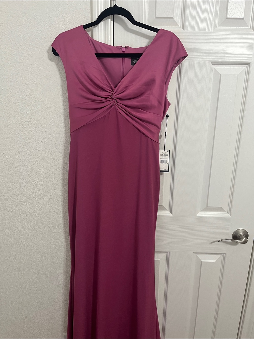 Adrianna Papell Mauve Maxi Dress